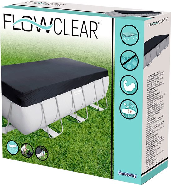 Couverture de piscine Bestway Flowclear 404 cm