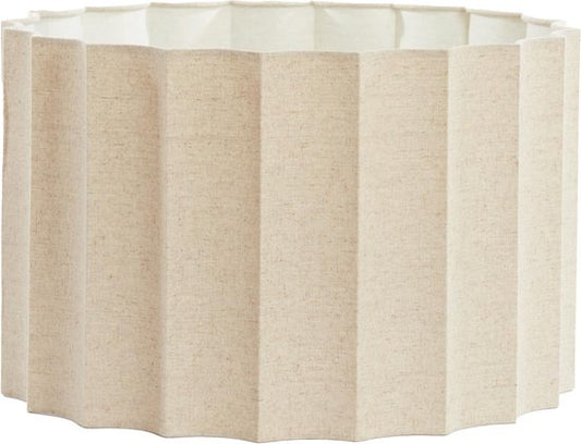 Light & Living Abat-jour cylindrique Disli - Crème - Ø 40 cm - Moderne