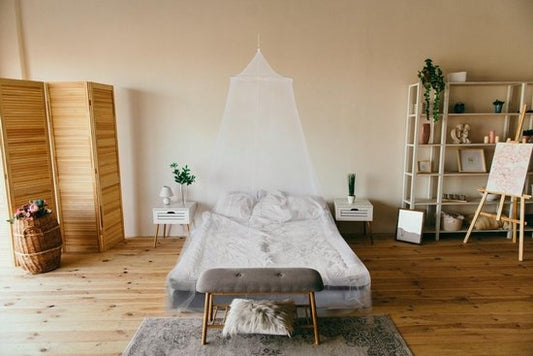 Moustiquaire 60x250x1000 cm -  2 Personnes - Filet anti-moustique - Polyester - Blanc