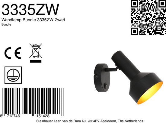 Lot de spots Anne Lighting - noir - métal - 3335ZW