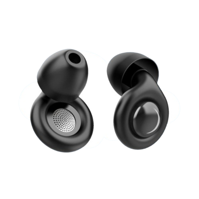 Bouchons d'oreille Dreamcare Silent Sleep - Noir - Réduction du bruit jusqu'à 33 dB - 4 tailles incluses