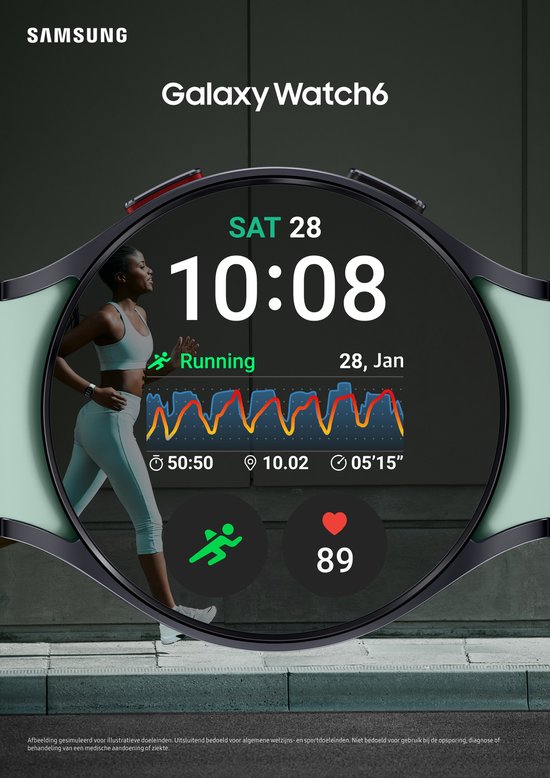 Samsung Galaxy Watch6 - variante LTE/4G - Smartwatch - 40mm - Graphite