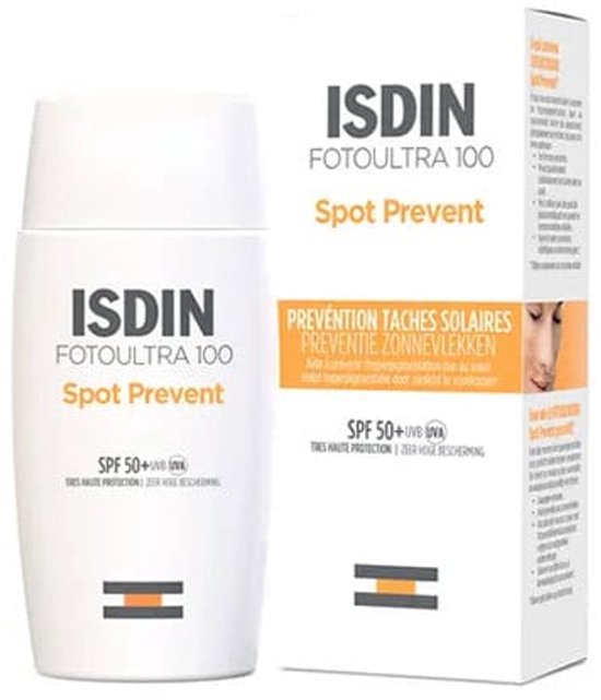 ISDIN - Fotoultra Spot Prevent - SPF50+ - 50 ml - Prévient l'apparition des taches cutanées