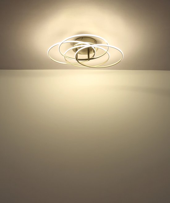 Globo - plafonnier - KOMBOS - acier - métal - Ø 52 cm - LED - 67355-55N