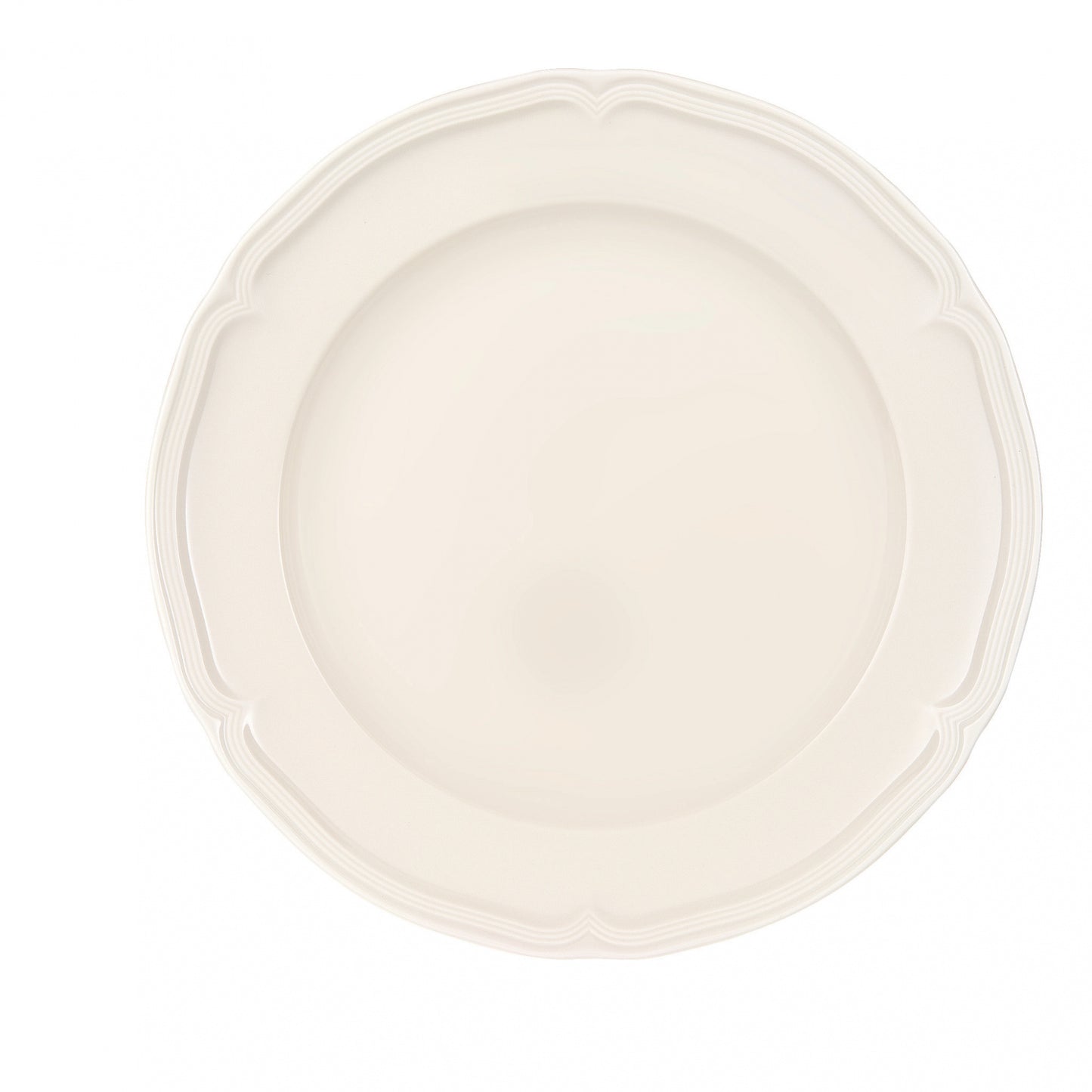 Assiette plate Villeroy & Boch Manoir - 26 cm - Blanche - Porcelaine