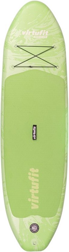 VirtuFit Supboard Ocean 275 - Leaf Green - Stand Up Paddle Board - Supboard Inflatable - Pour débutants et experts - Pagaie réglable - Max. 180 kg - Avec accessoires et sac de transport