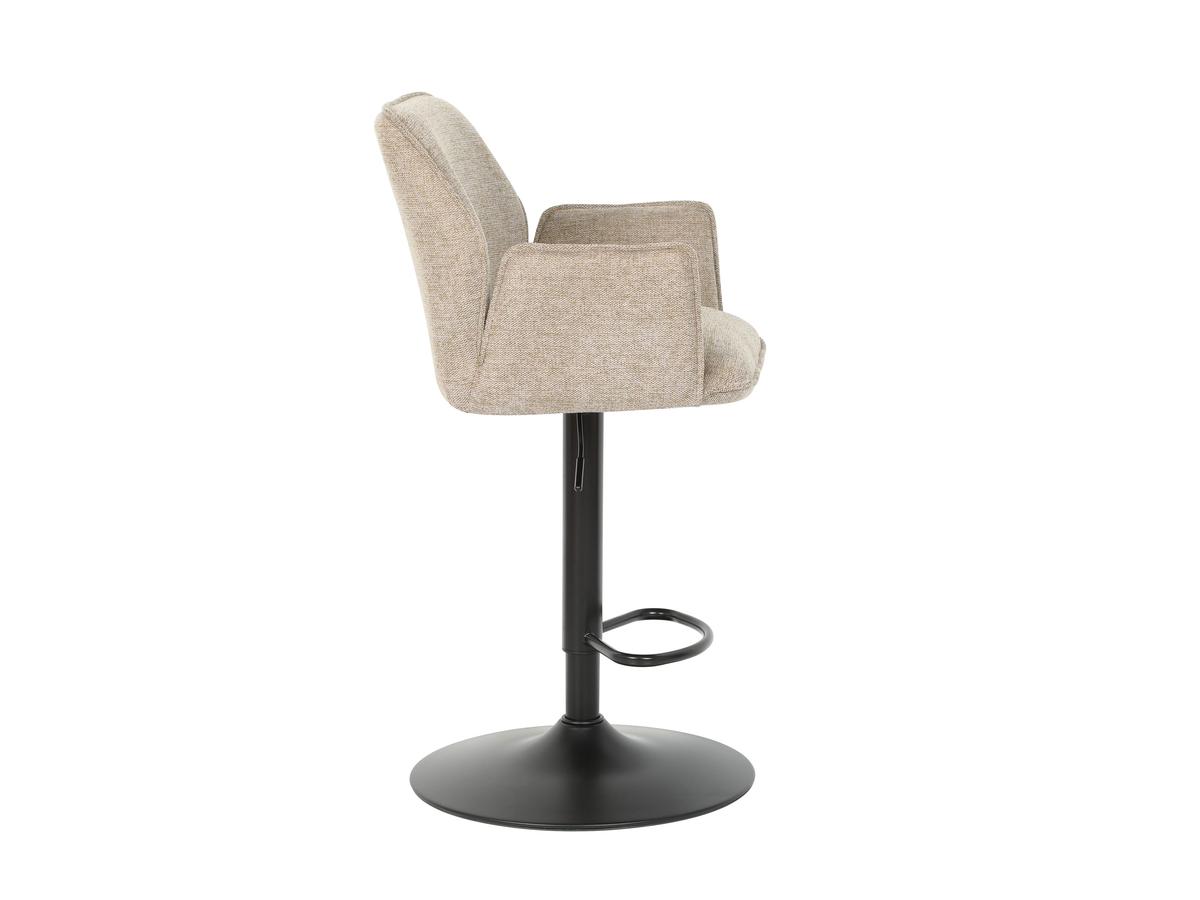 Tabouret de bar Jill Velvet - Lot de deux - Taupe - 2 pièces