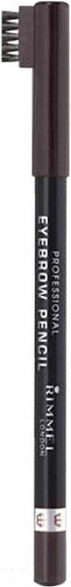 Crayon à sourcils Rimmel London Professional - 001 Dark Brown - 1 g - Avec peigne - Résistant aux frottements