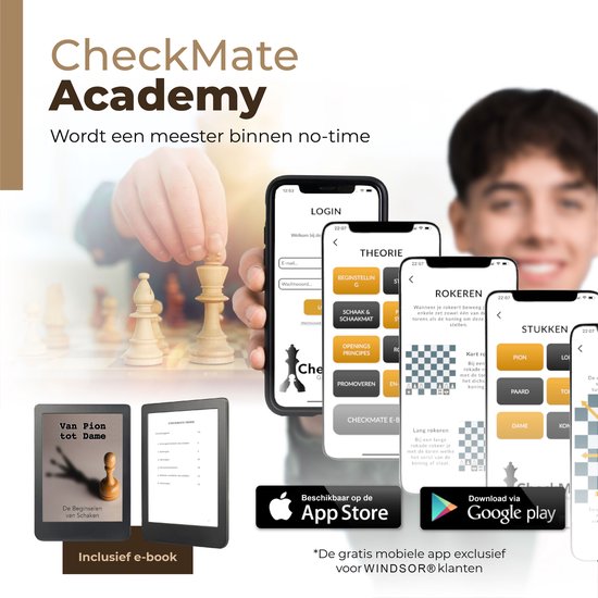 Windsor CheckMate - Échiquier - 40 cm - Magnétique