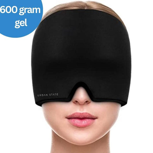 Bonnet anti-migraine - masque anti-migraine - masque anti-mal de tête - pack chaud/froid de 600 grammes