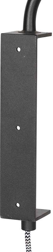 Steinhauer - applique - Bloeba - noir - métal - fixation libre - E27 - 4142ZW