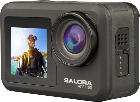 Salora ACP1150 caméra sport d'action 12 MP 4K Ultra HD CMOS 25,4 / 2,86 mm (1 / 2,86") Wifi 132 g