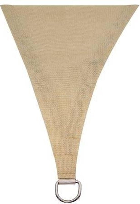 Perel Toile d'ombrage, perméable à l'eau, perméable à l'air, 5 x 5 m, 180 g/m², HDPE, carré, champagne