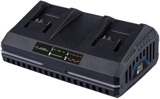 Scheppach SDBC2.4A Chargeur double pour batteries 2,4 A