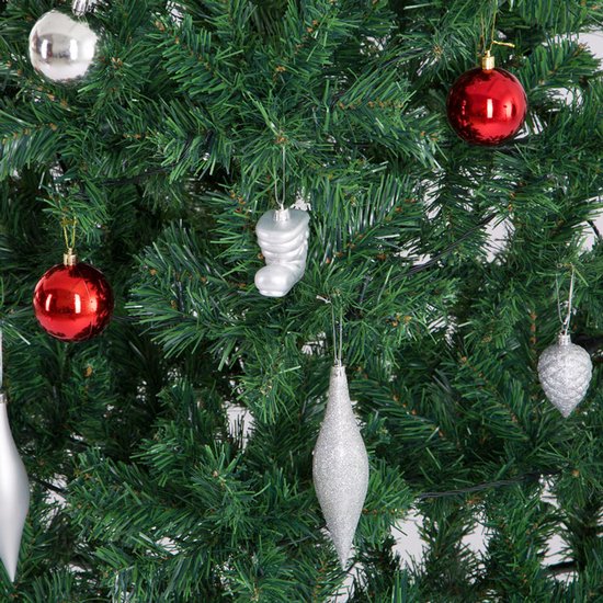 Sapin de Noël Casaria 180 cm - Incl. lumières de Noël LED PE Vert