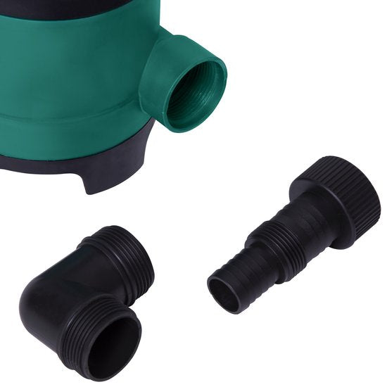 VONROC Pompe submersible/pompe à eau 400W - 8000l/h - Pour eau propre et sale - Avec flotteur
