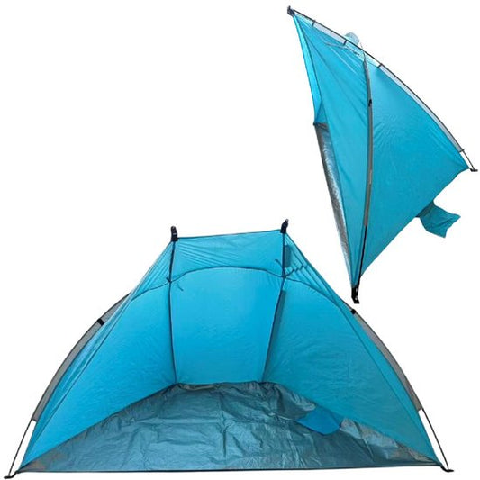 Summertime Beach Shelter - pavillon de plage bleu - cordes de haubanage incluses