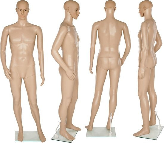 tectake® - mannequin mannequin modèle "gentlemen" - démontable - 402662