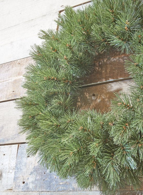 Triumph Tree Forest Couronne de Noël givrée - Ø90 cm - Vert