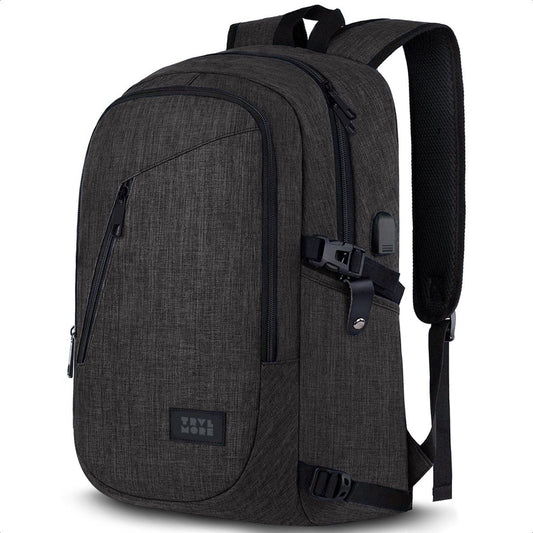 TRVLMORE Sac à dos - 25L - 15.6 inch - Sac à dos pour ordinateur portable - Sac d'école - Unisex - Splashproof Anthracite
