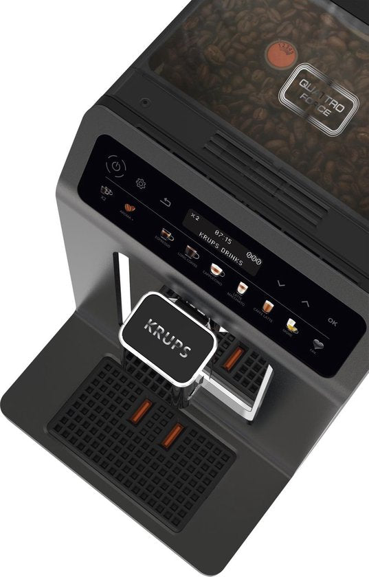 Krups Evidence One EA895N - Machine à expresso entièrement automatique - Noir