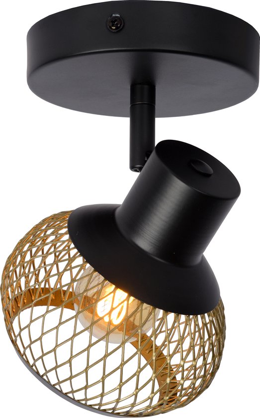 Lucide LUCAS - Spot de plafond - 1xE14 - Or mat / Laiton