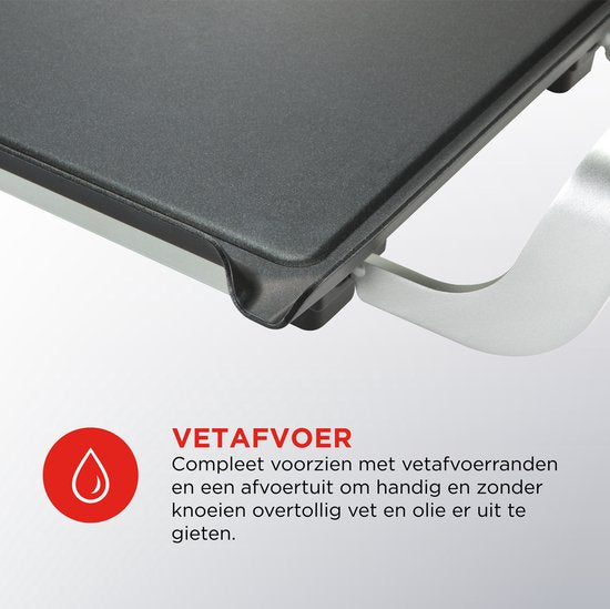 Bourgini Classic Multi Plate Plus - 56cm x 26cm Gril - Dispositif de cuisson/gril - Revêtement antiadhésif - Teppanyaki - BBQ