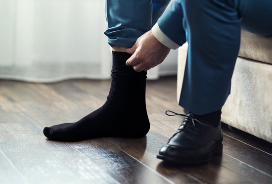 Milanoro - 12 paires de chaussettes en bambou doux pour femmes et hommes - Couleurs foncées - 39-42