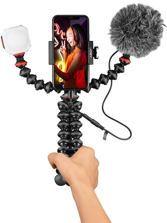 Kit de vlogging mobile Joby Gorillapod avec support pour smartphone