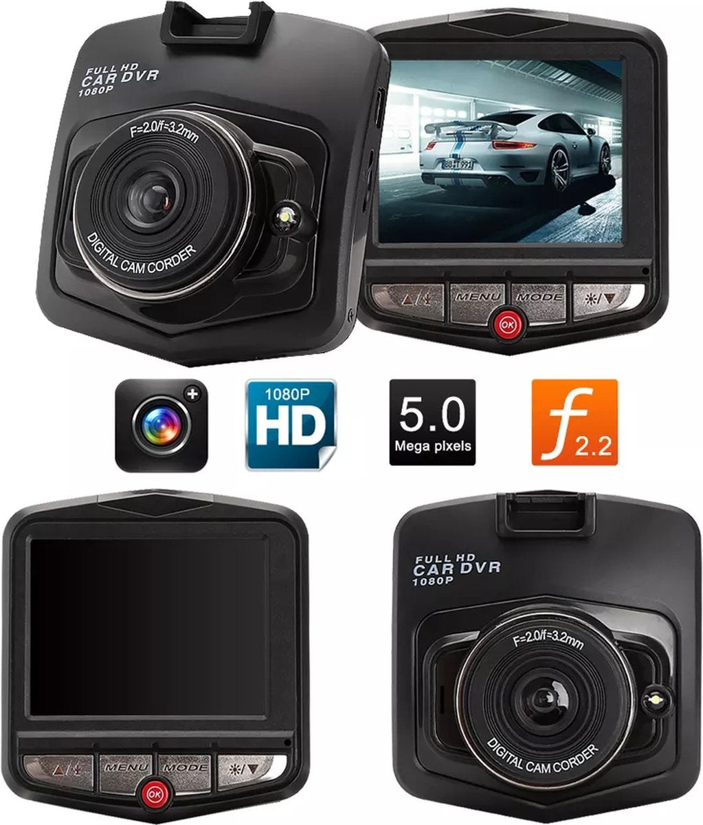 Denver Dashcam - Dashcam pour voiture - Full HD - Caméra frontale - Enregistrement en boucle - Vision nocturne - CCT1230