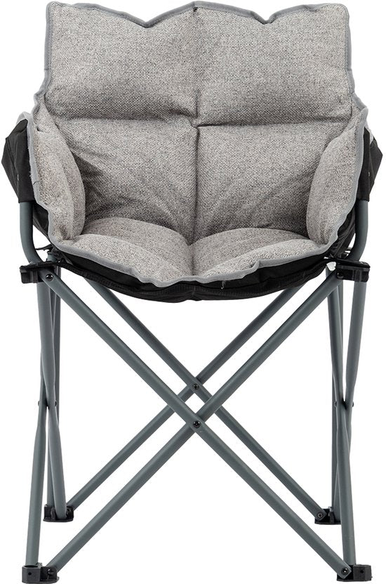 Bo-Camp - Urban Outdoor - Chaise pliante - Montpellier - Gris