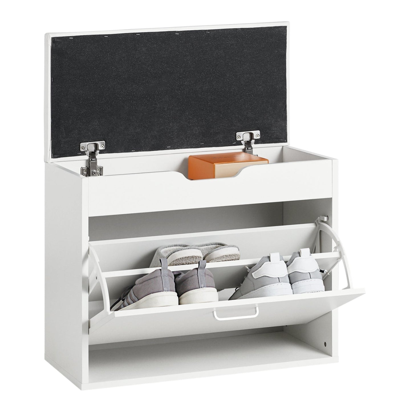 Meuble de rangement pour chaussures - SoBuy - Avec siège et tiroir de rangement - 60 x 30 50 cm - Blanc