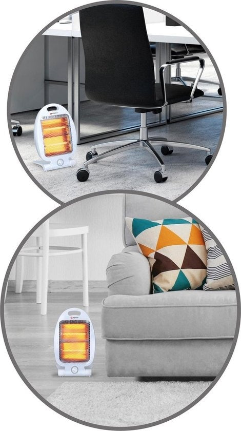 alpina Electric Heater LQ001 - Chauffage halogène - 2 niveaux de chaleur - 800W