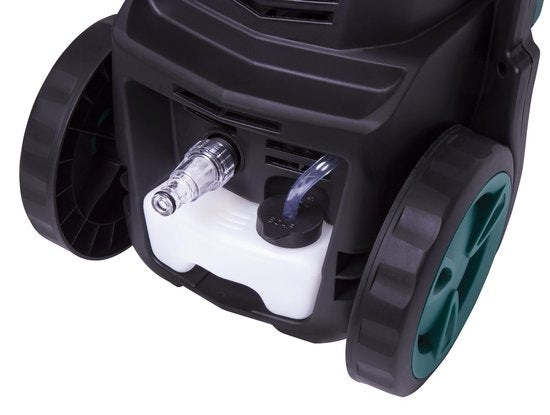 VONROC Nettoyeur haute pression V18-2 1800W - 140 bar - 420 l/h - avec tuyau de 8m, réservoir de détergent intégré, nettoyeur de terrasse, buses et accessoires