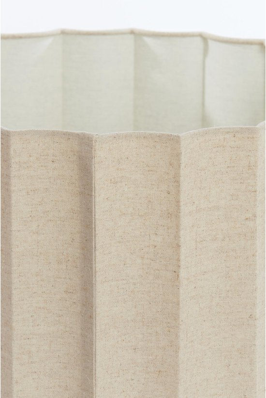 Light & Living Abat-jour cylindrique Disli - Crème - Ø 40 cm - Moderne