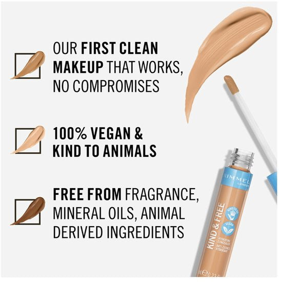 Anti-cernes vegan Rimmel London KIND & FREE - 010 Fair