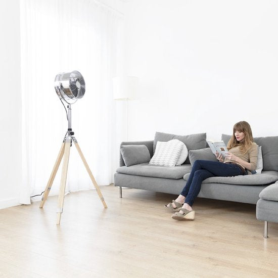 Ventilateur trépied Cecotec Energysilence, 1200 woody Métallique, Bois