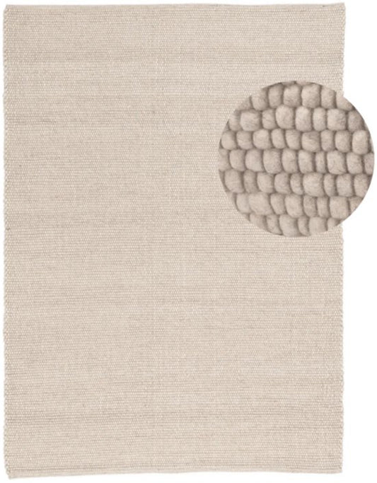 Tapis Dots de fonQ - Beige - Rectangulaire - 160 x 230 cm