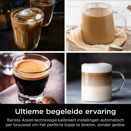 Machine à café Ninja Luxe Café PRO pour expresso et café filtre avec mousseur à lait - ES701EU