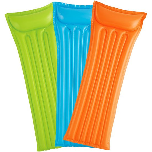 Travelhawk Airbed Pool - 3 pièces - pour adultes et enfants - Light Bed Pool - Orange, Bleu, Vert