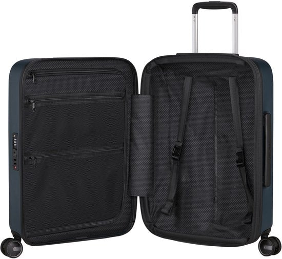 Valise Samsonite - Fyrm Spinner 55/20 (bagage à main) - extensible - bleu acier - 2,6 kg - 46 l