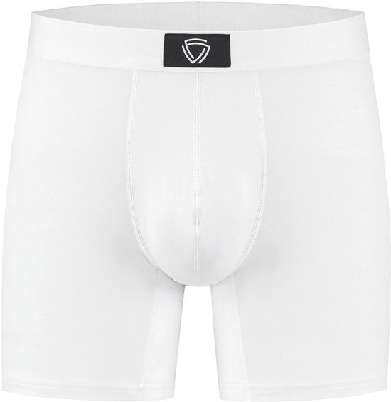 Fibershirts Anti-Sweat Boxer Shorts - Sweat Pad intégré - MicroModal respirant - Anti-Transpiration - Hommes - Taille XL - Blanc
