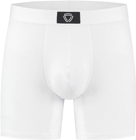 Fibershirts Anti-Sweat Boxer Shorts - Sweat Pad intégré - MicroModal respirant - Anti-Transpiration - Hommes - Taille XL - Blanc