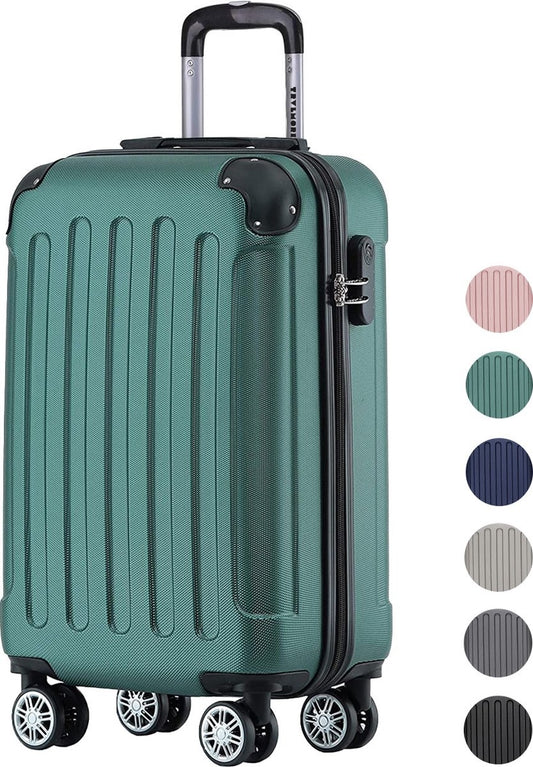 Valise - TRVLMORE - Bagage à main - 54x36x20cm - 38L - Vert foncé