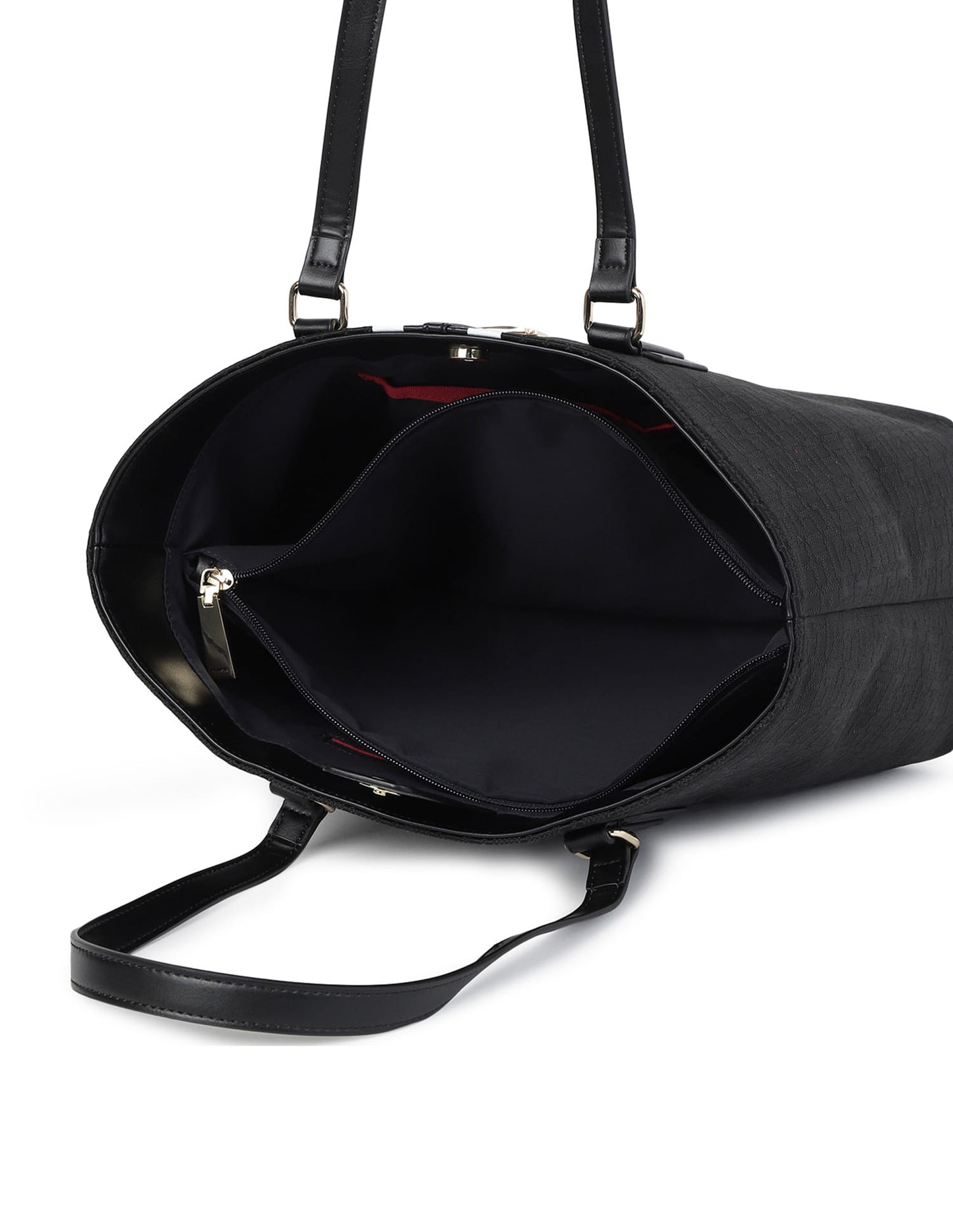 Sac fourre-tout Tommy Hilfiger Jaden Plus Monologo - 100 % polyester - Femme - Anses - Fermeture à glissière - 13 x 28 x 33 cm