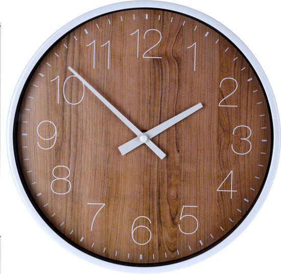 Horloge murale bambou - 25 cm - horloge murale - chambre