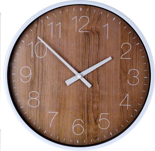Horloge murale bambou - 25 cm - horloge murale - chambre