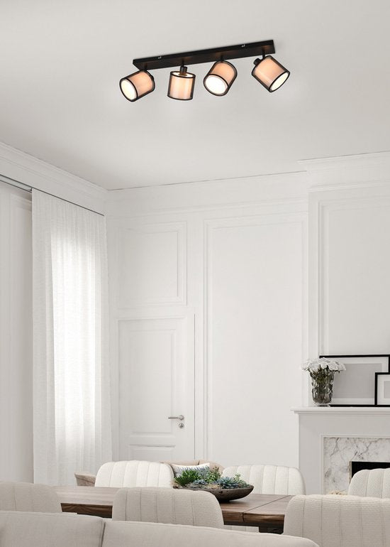 Trio Leuchten Spot Burton noir