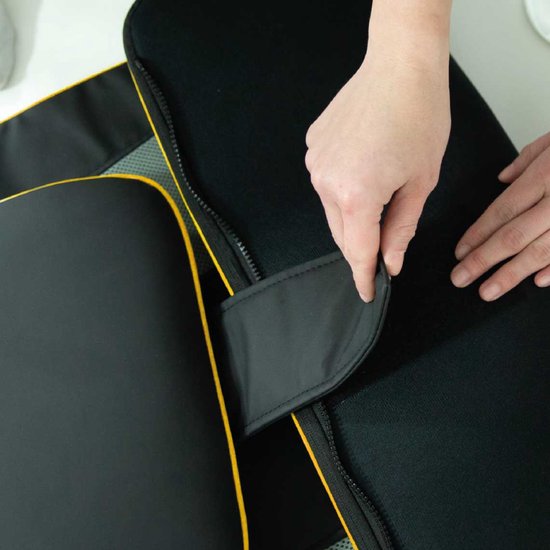Belena Air Stretch - Tapis de massage lombaire et de yoga - Tapis de massage pour tout le corps avec fonction chauffante - Massage - Étirements - 4 programmes - 3 niveaux d'intensité - Télécommande incluse