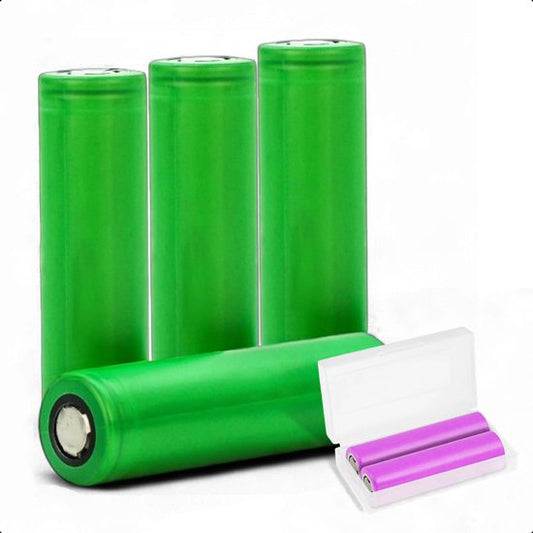 Tech Essentials 18650 Batterie rechargeable Li-ion - 2600mAh 3.7V - 7.8A - Lithium - Support - Batterie - 4-Pack